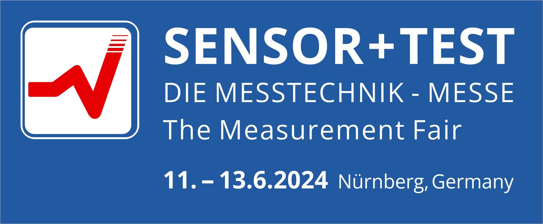 SENSOR＋TEST 2024 / Nuremberg, June 11 – 13th, 2024